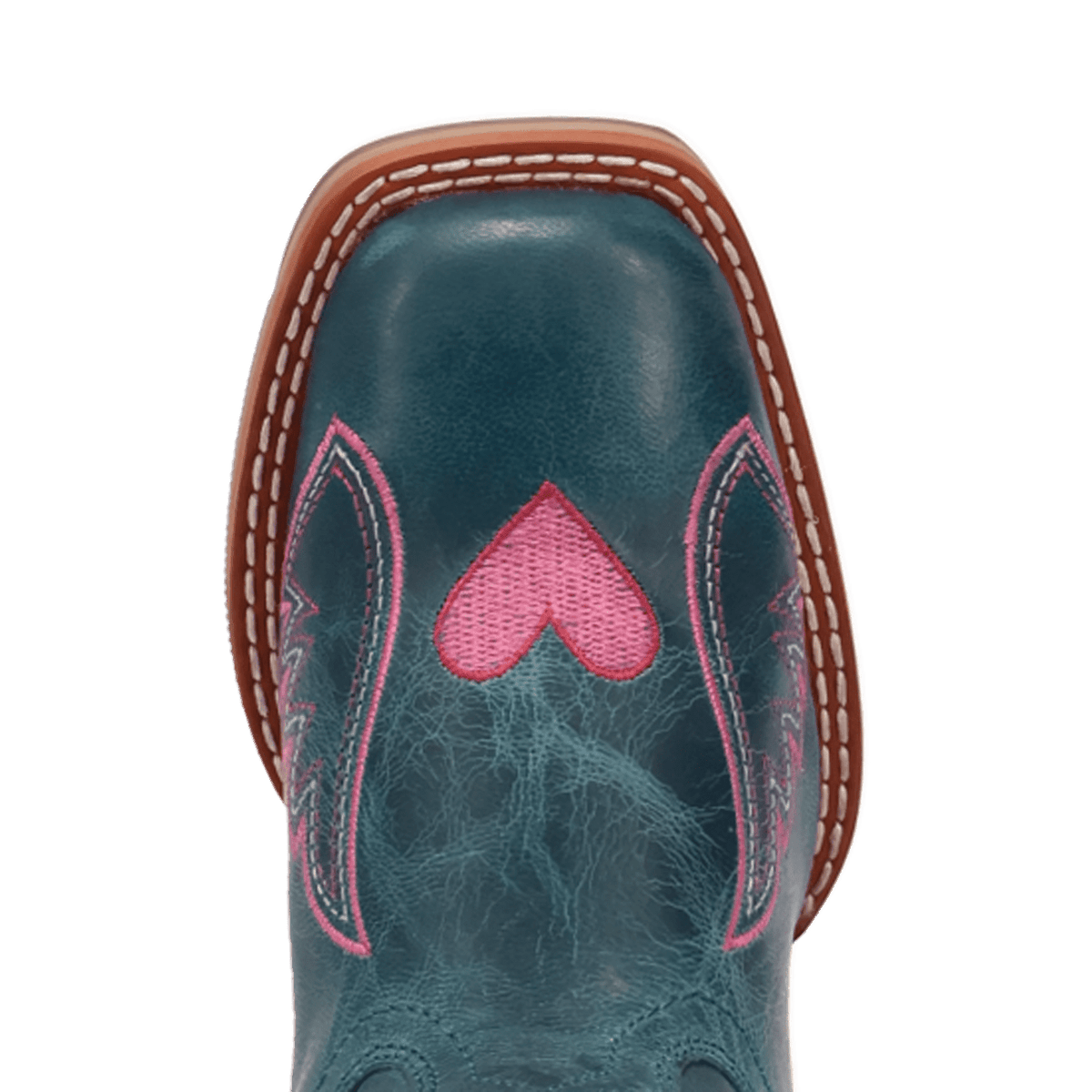 sweet caroline leather children's boot toe angle