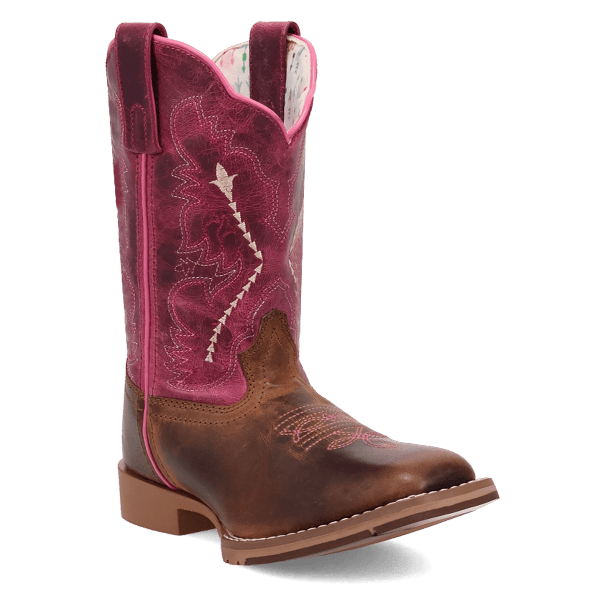 salina leather youth boot 45 degree angle
