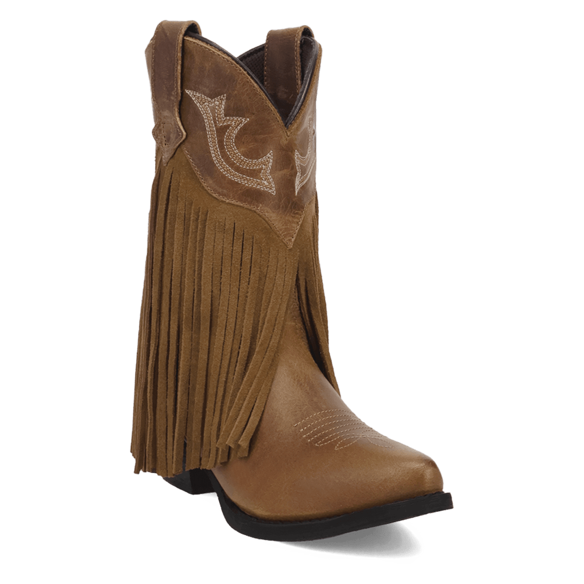 happy trails leather youth boot 45 degree angle