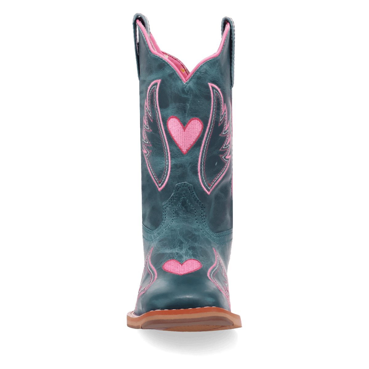 sweet caroline leather youth boot front angle