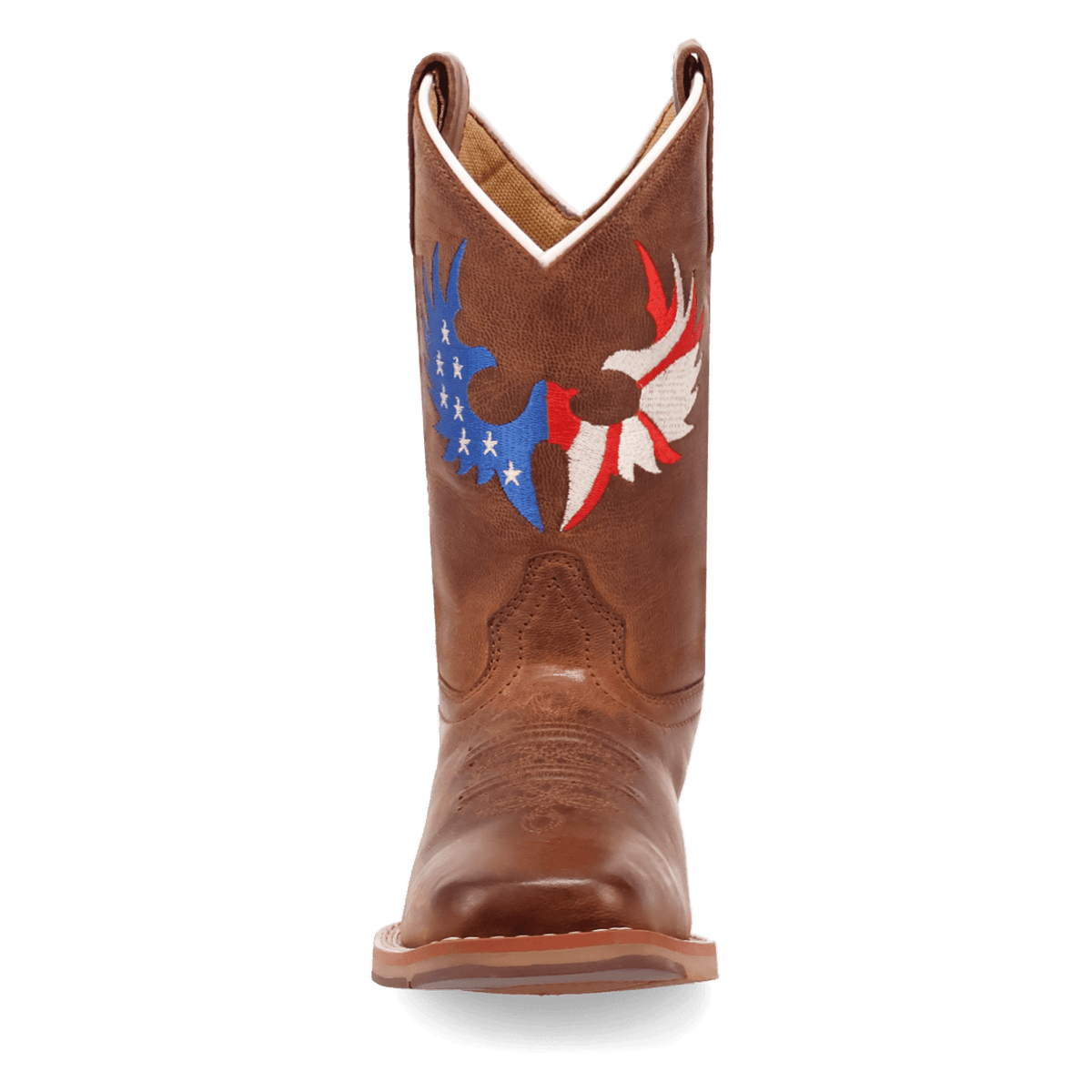freedom flight leather youth boot front angle