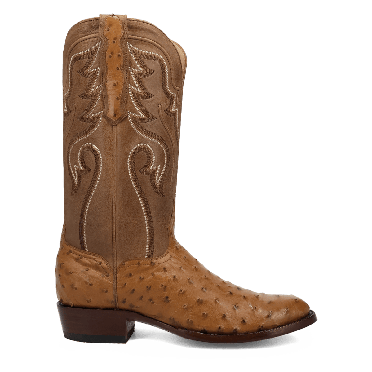 stanford full quill ostrich boot - dan post boots